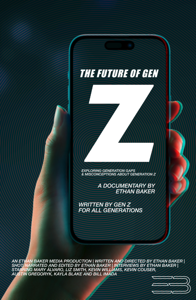 The official film poster for the "I AM GEN Z" documentary